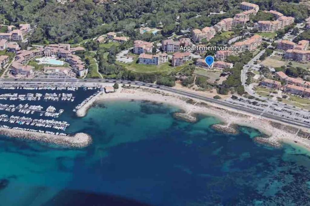 Superbe appartement vue mer Six-Fours-les-Plages Exterior foto